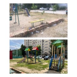 Уборка свободных городских территорий в 8 округе